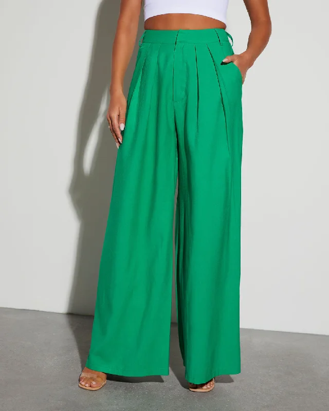 Charlie Wide Leg Trouser Pants