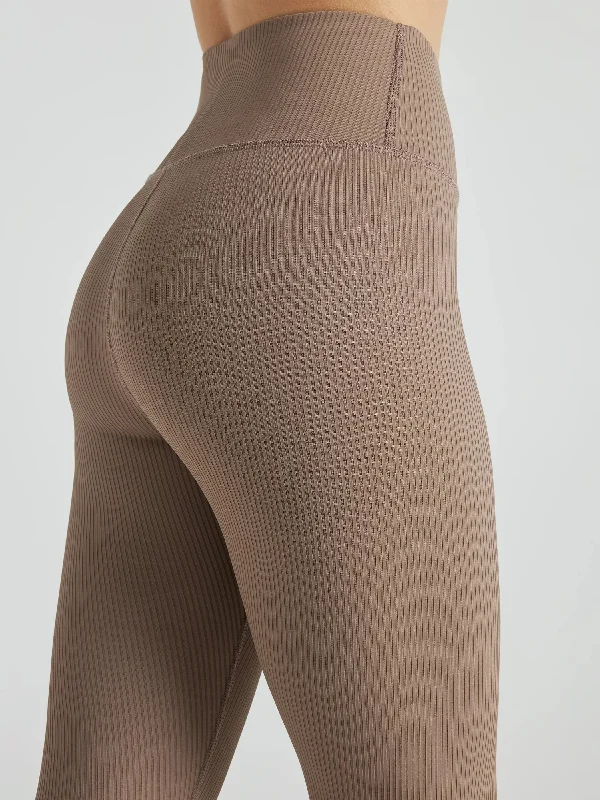 Renew Rib Legging - Pine Bark