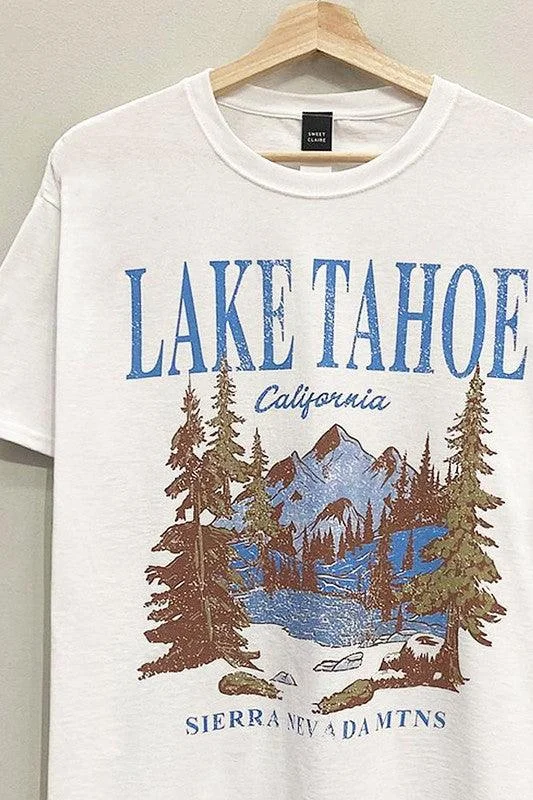 Lake Tahoe California Graphic Tee S-XL