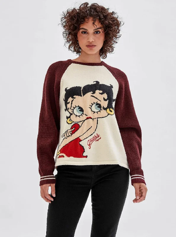 Guess Originals x Betty Boop Vino Intarsia Knit Top