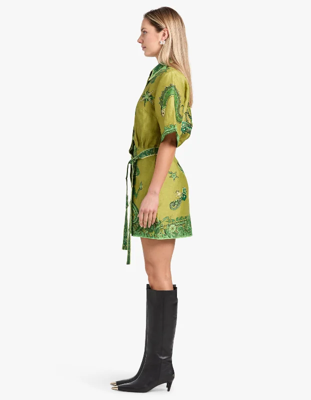 Solaris Mini Dress - Olive