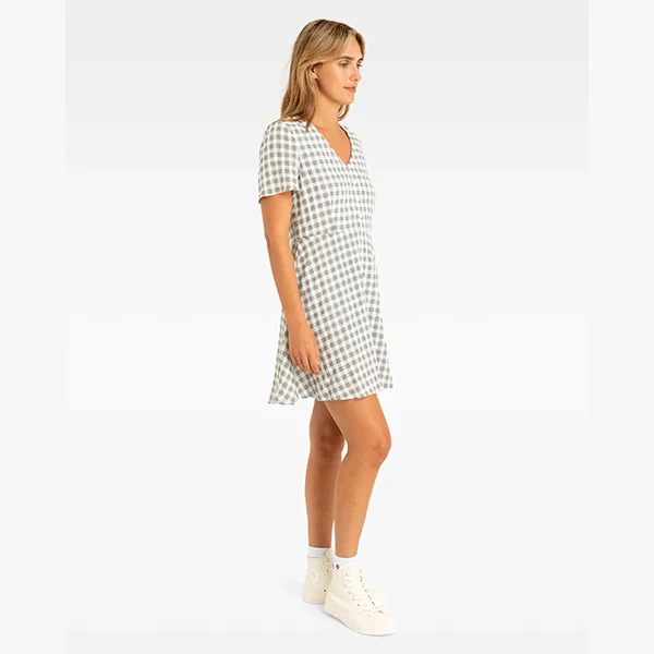 Hurley Check Mini Dress - Eiffel Tower