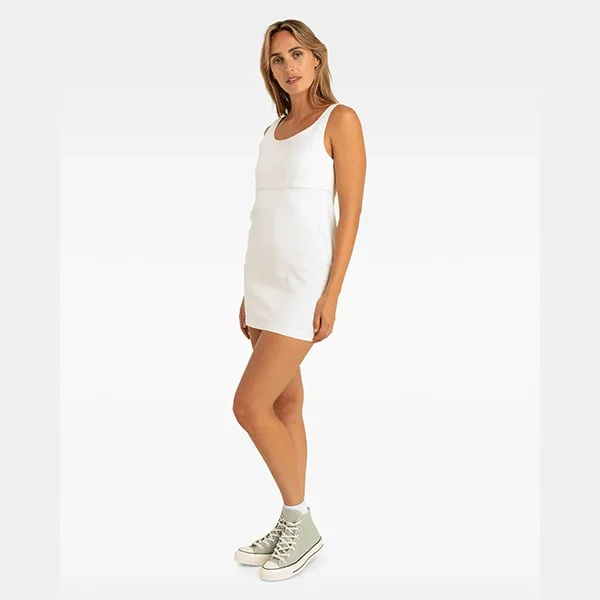 Hurley Supply Mini Dress - Whitecap