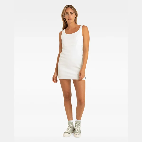 Hurley Supply Mini Dress - Whitecap