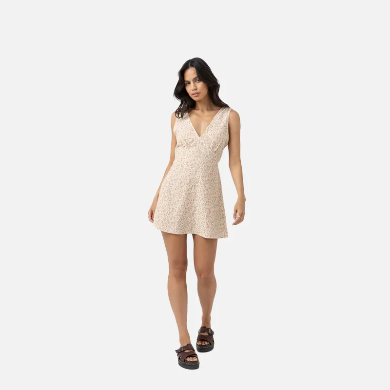 Rhythm Nazare Paisley Mini Dress - Clay