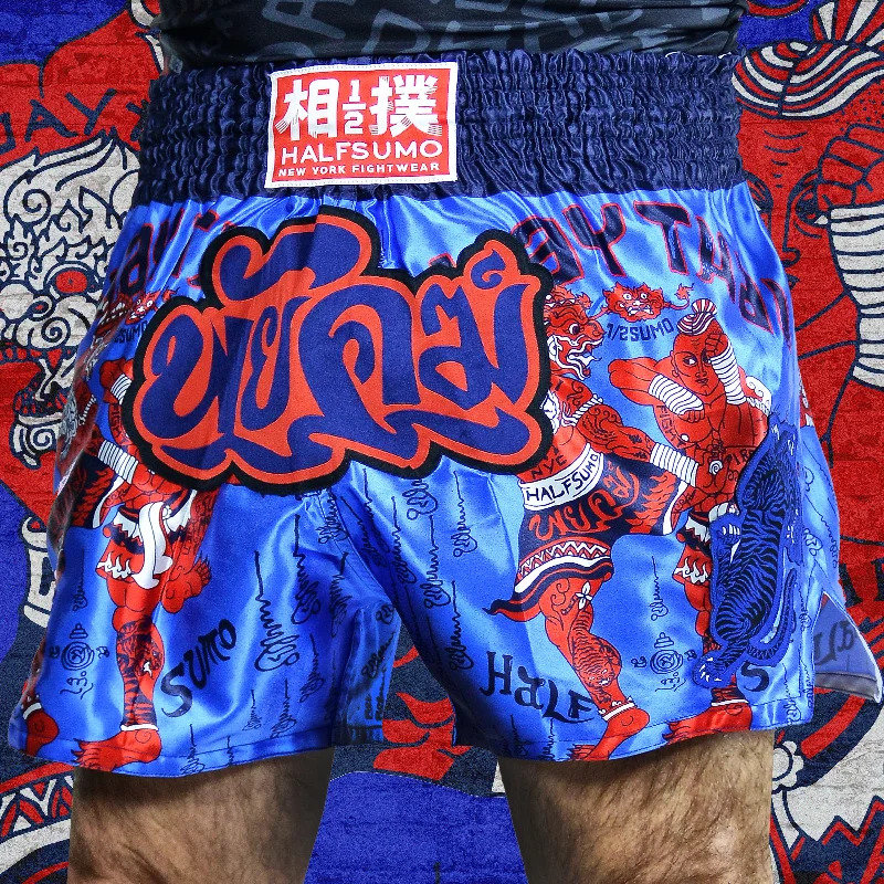 8 Limbs Muay Thai Shorts Blue