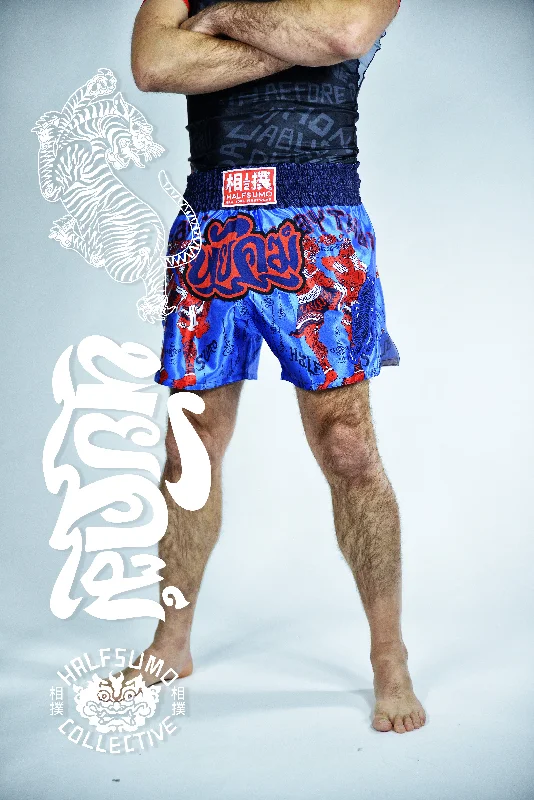 8 Limbs Muay Thai Shorts Blue