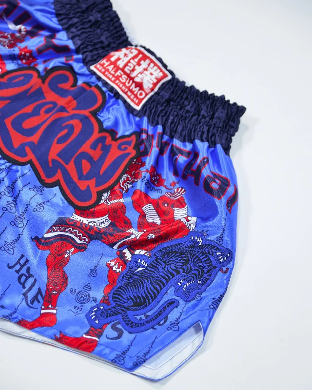 8 Limbs Muay Thai Shorts Blue