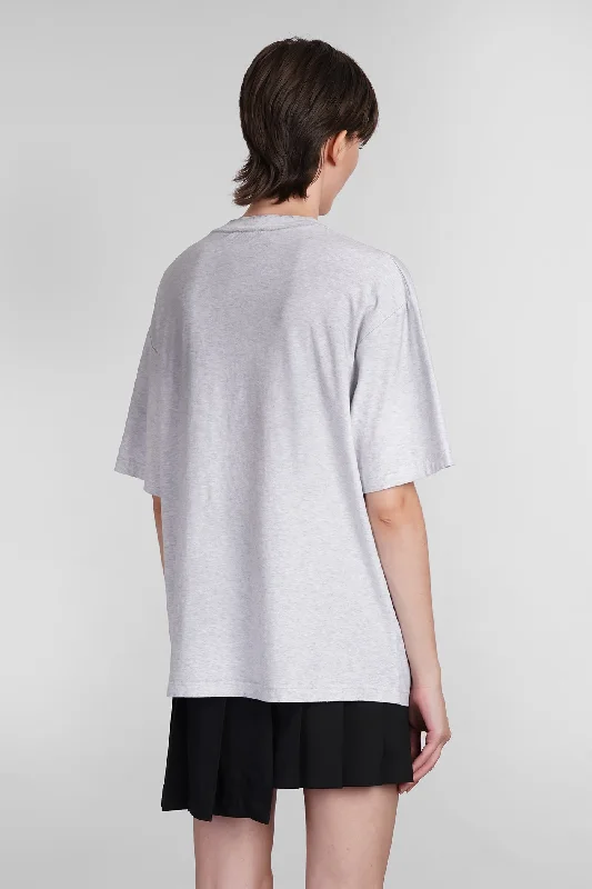 T-Shirt in grey cotton