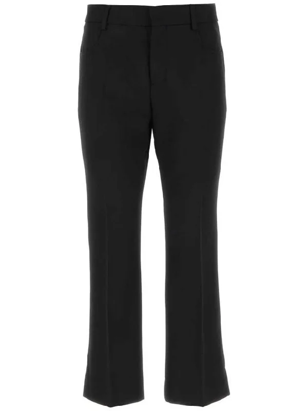 Jersey Straight Pants Black