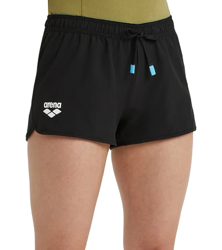 Arena Women's Solid Team Shorts Black