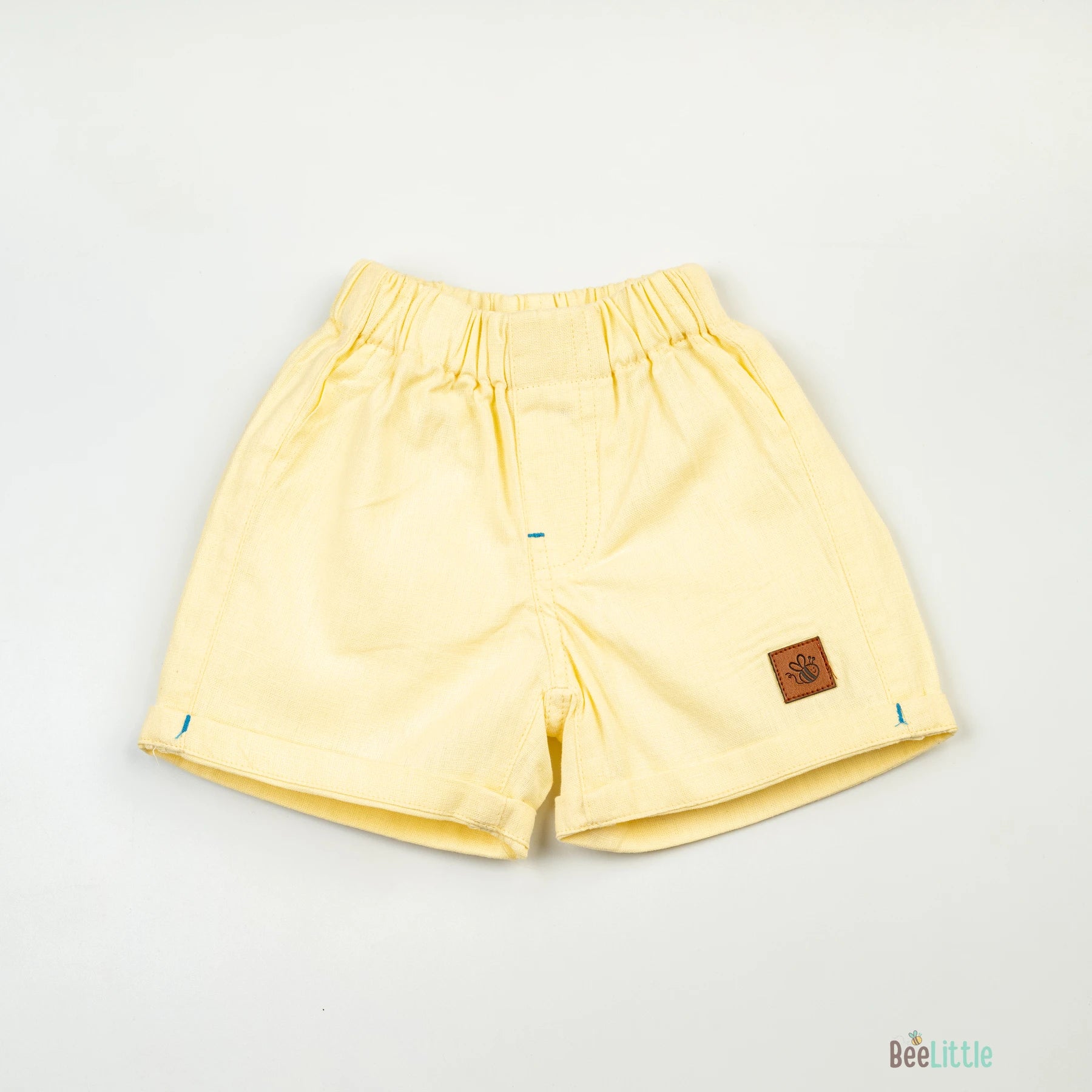 BeeLittle Yellow Shorts-Cotton-For Infants