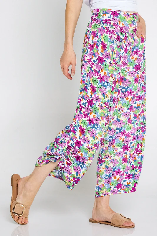 Cheyenne Pants - Purple/Mint Floral