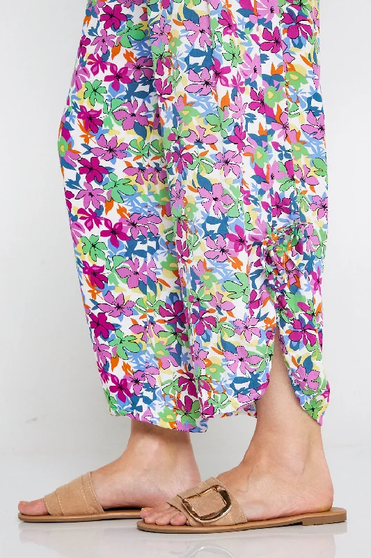 Cheyenne Pants - Purple/Mint Floral