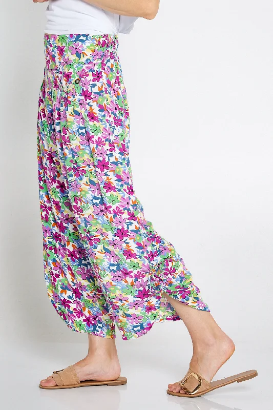 Cheyenne Pants - Purple/Mint Floral