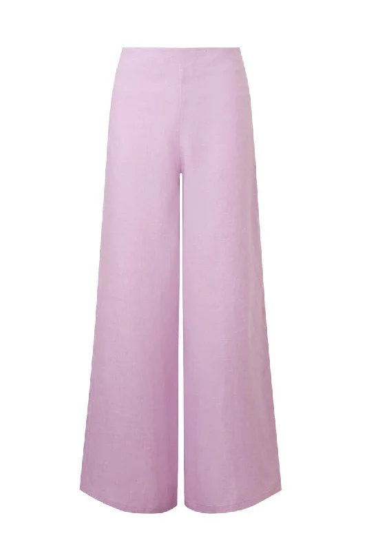 CLARA LAVENDER FLARED PANTS