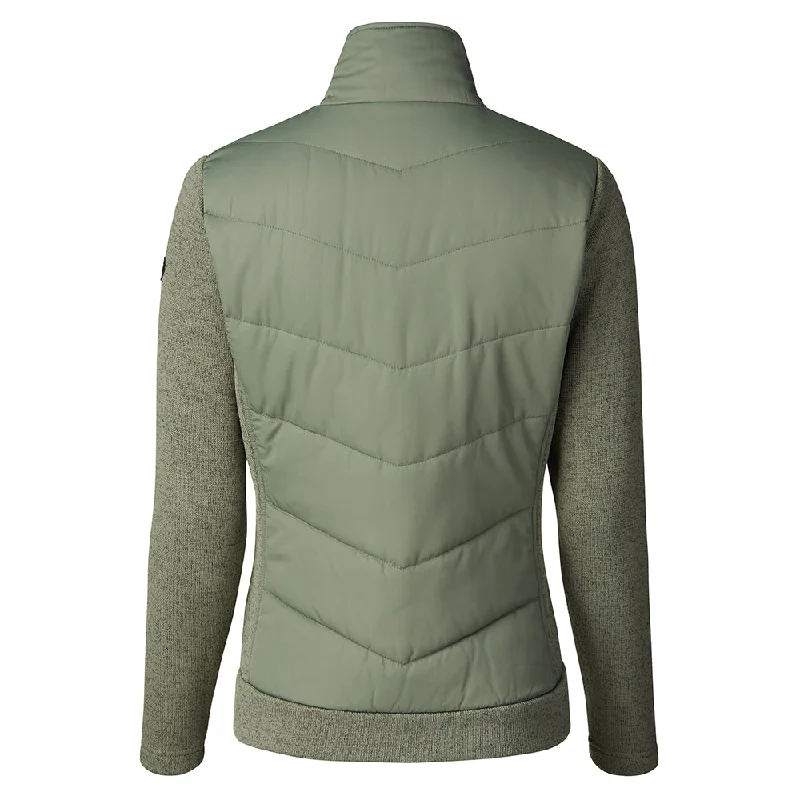 Daily Sports Ladies Hybrid Knit Golf Jacket in Moss Green