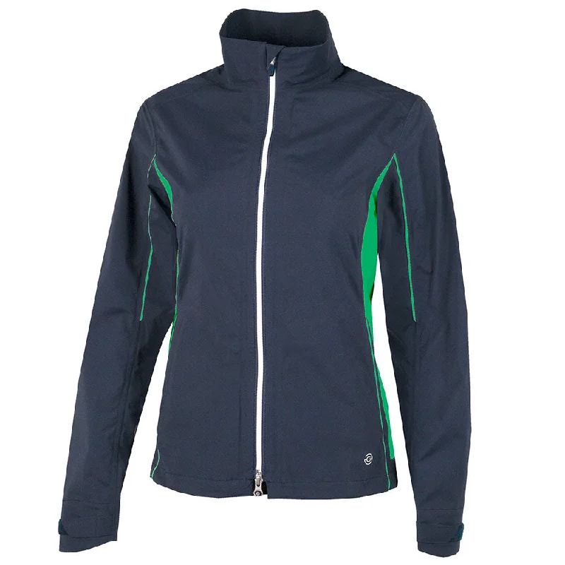 Galvin Green Ladies GORE-TEX Paclite Jacket in Navy & Green - Last One Small Only Left