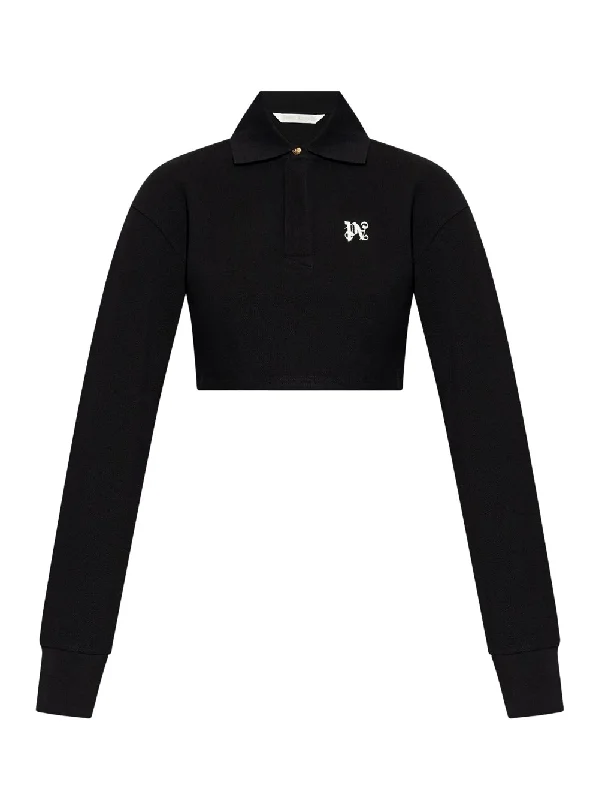 PA Monogram Cropped Polo