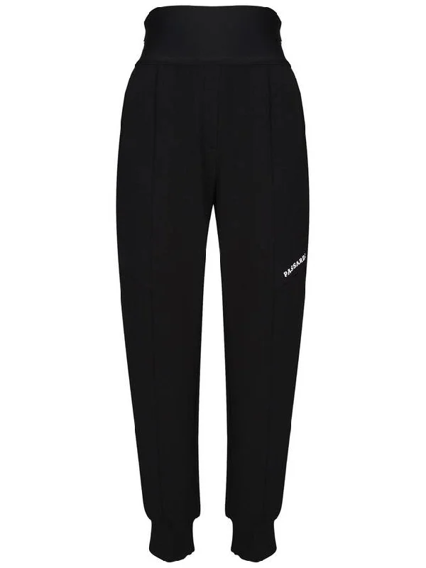 Slit line jogger pants BK