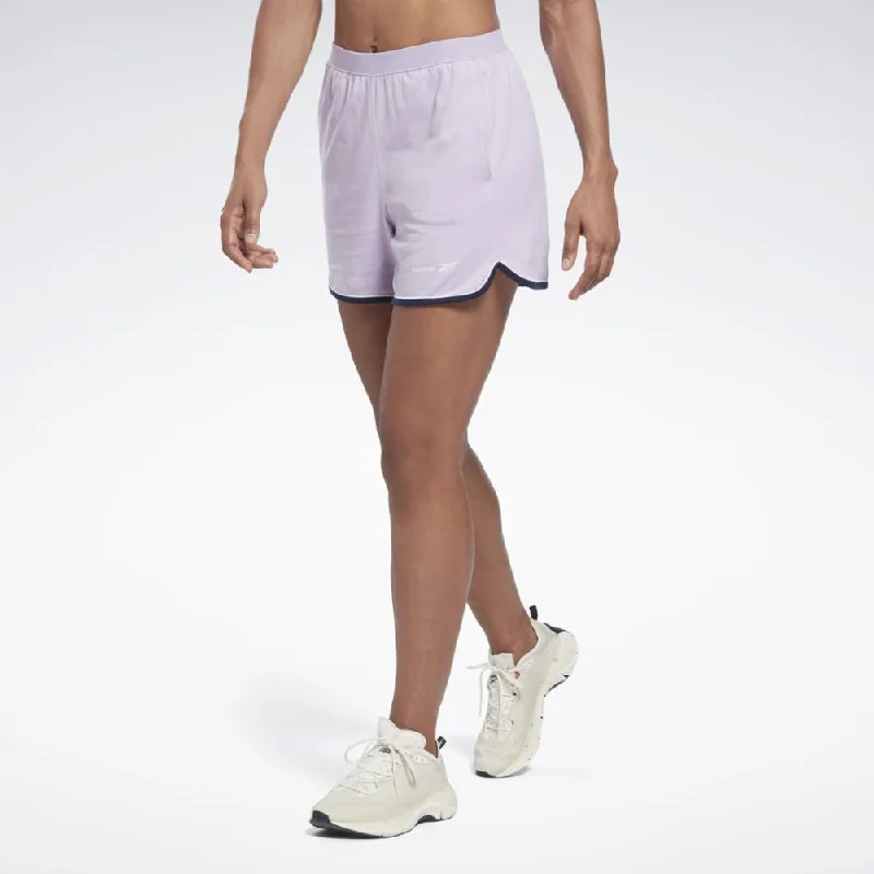 Reebok Apparel Women Reebok Identity Shorts PUROAS