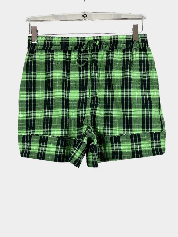 Responsible Ganni Tartan Shorts