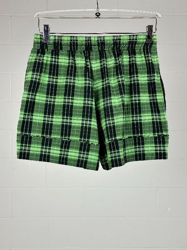 Responsible Ganni Tartan Shorts