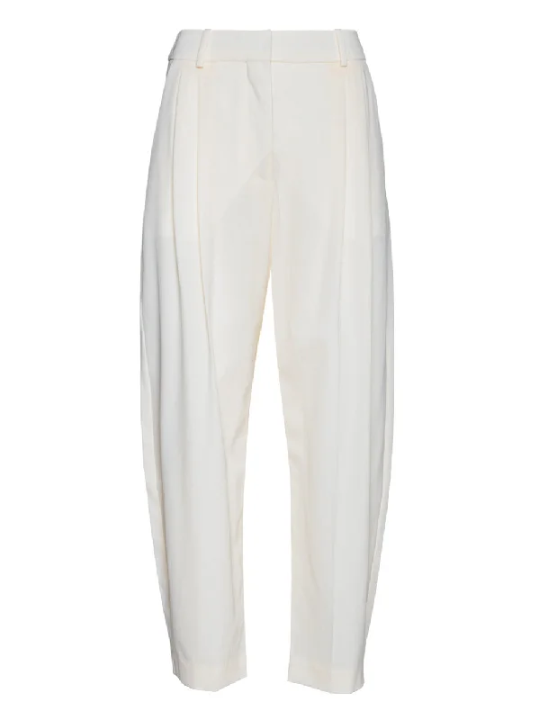 Iconic Cropped Pleated Trouser