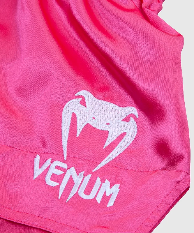 Venum Classic Muay Thai Short - Pink/White