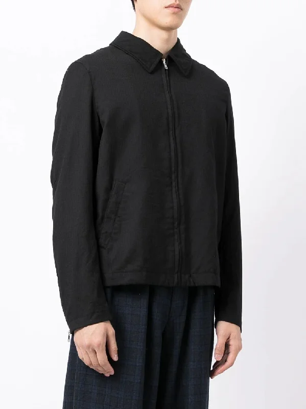 Worsted Fabric Dobby Blouson