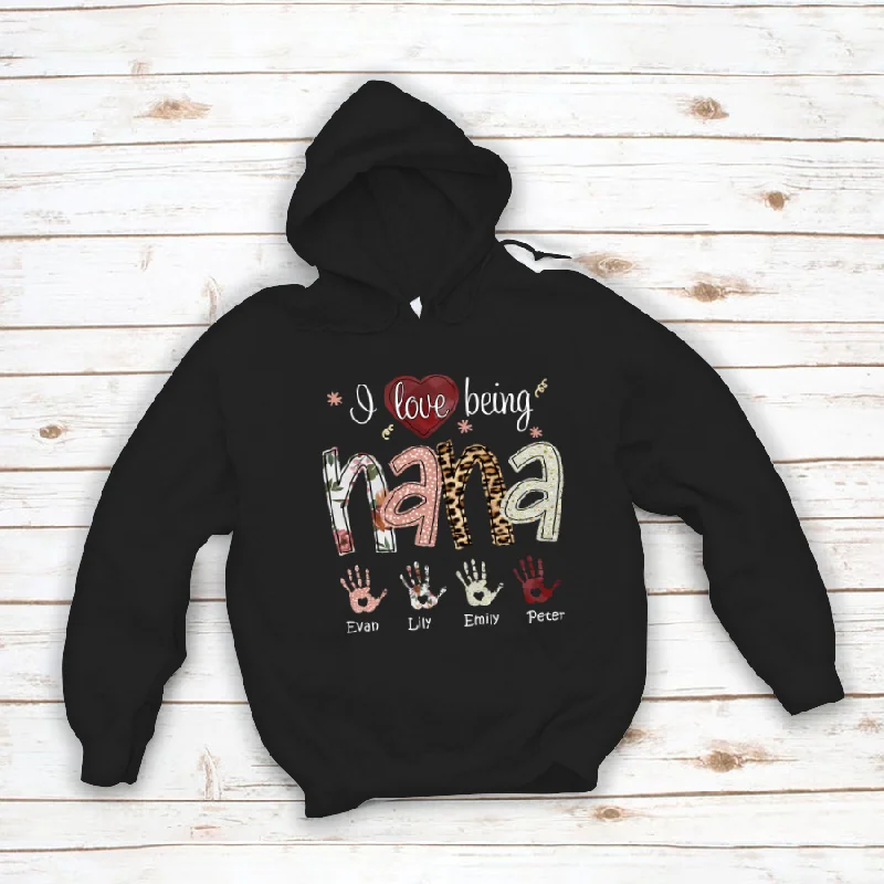 I love being Nana And Kids CTH01 Hoodie