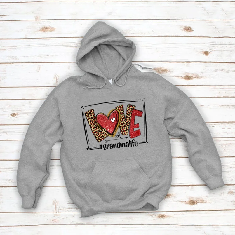 Love Grandma Life Valentive CL01 Hoodie