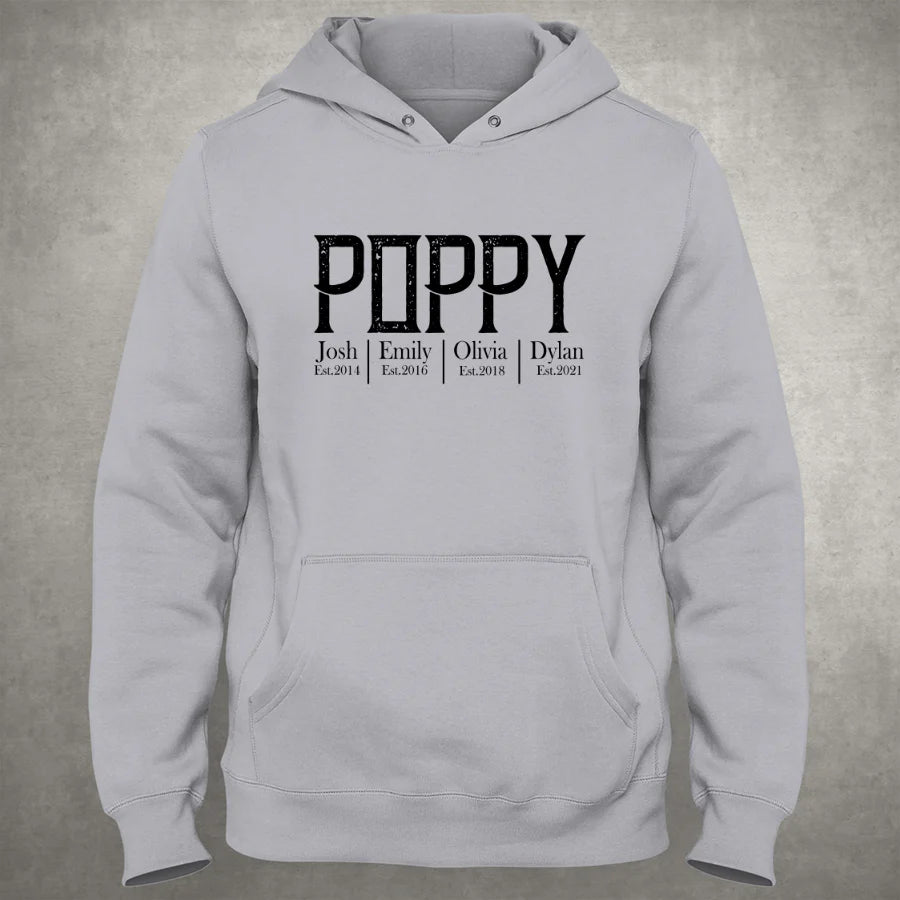 Personalized Poppy And Kids VT01 Hoodie