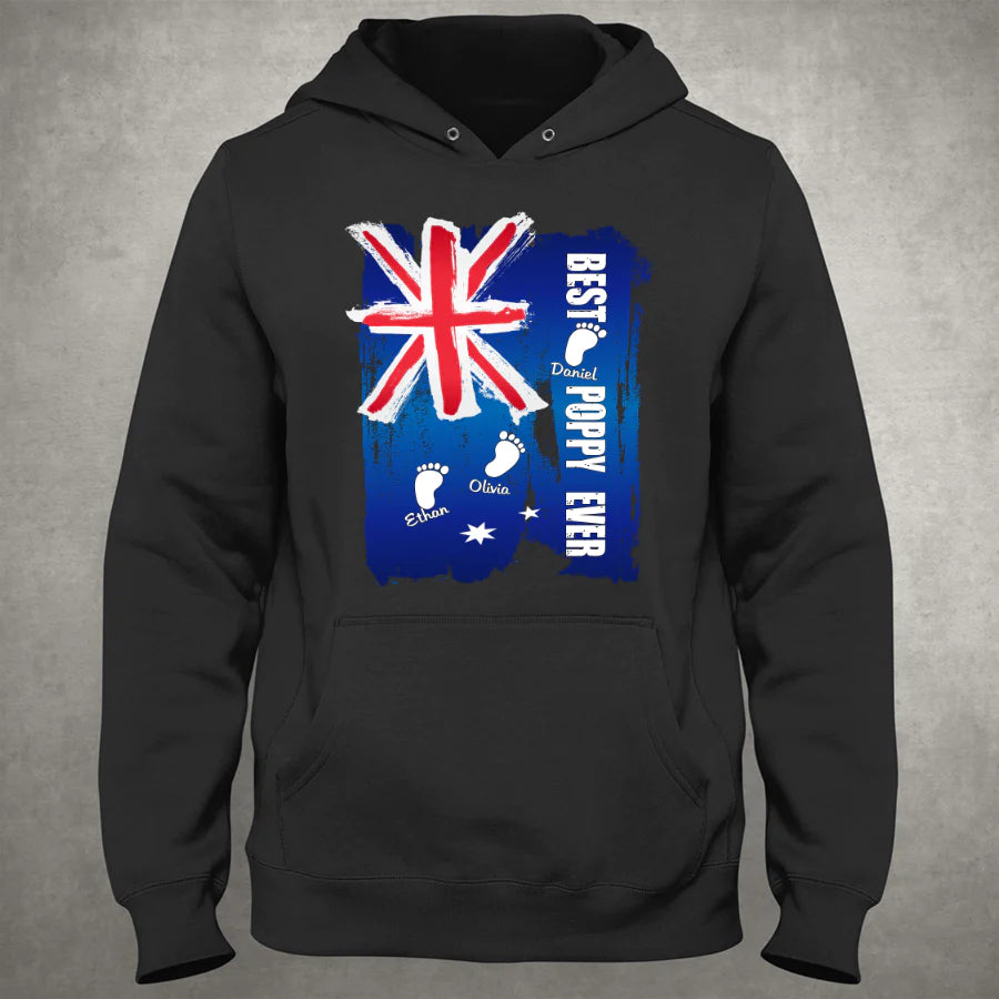 Poppy Best Ever Flag Australia Hoodie