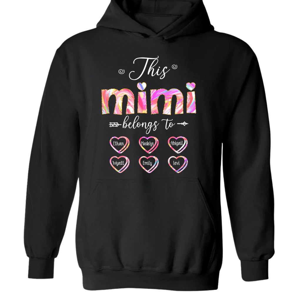 This Mimi Belongs to heart trend 2023 Hoodie