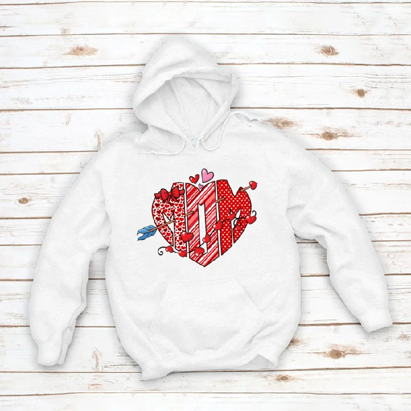 Valentine Doodle Mom Heart CTH01 Hoodie