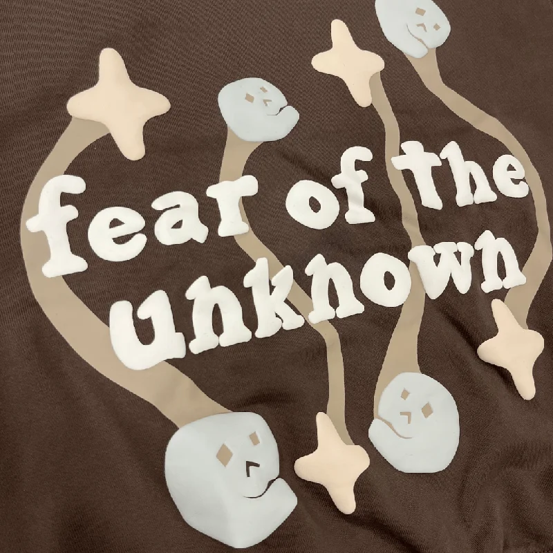 Broken Planet Hoodie - Fear of The Unknown - Granite Brown