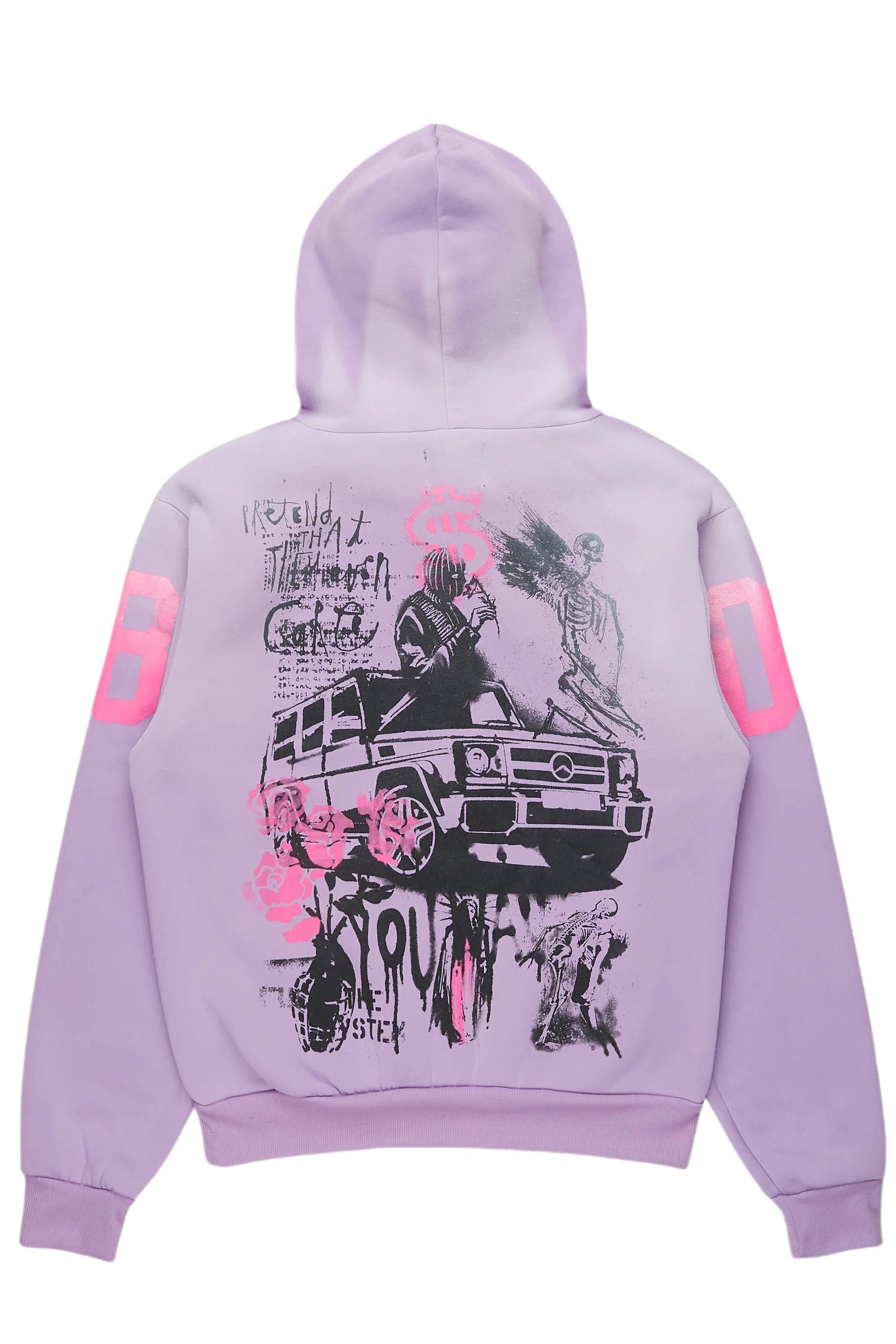 Kamille Lavender Oversized Hoodie