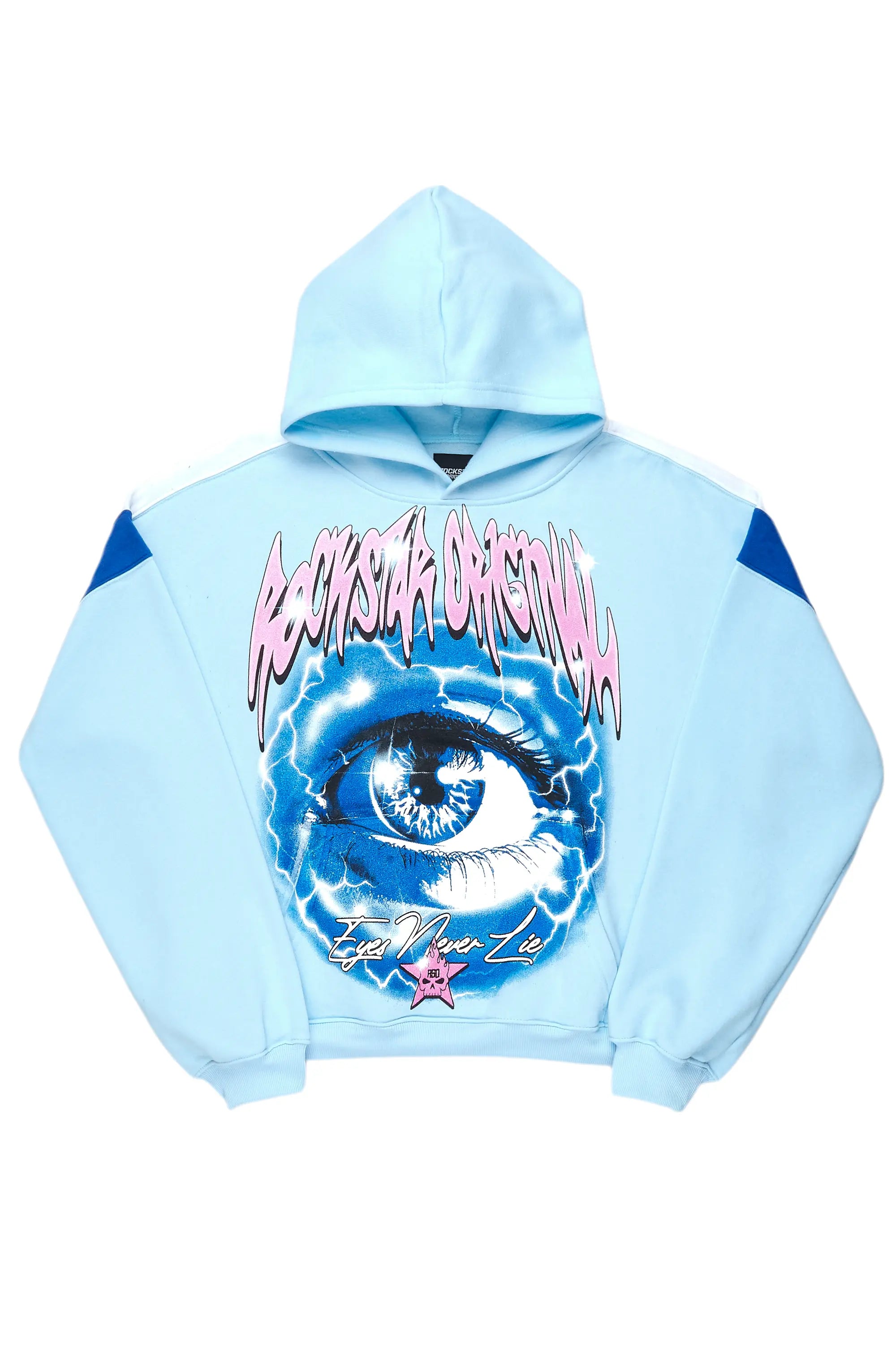 Latrese Baby Blue Oversized Hoodie