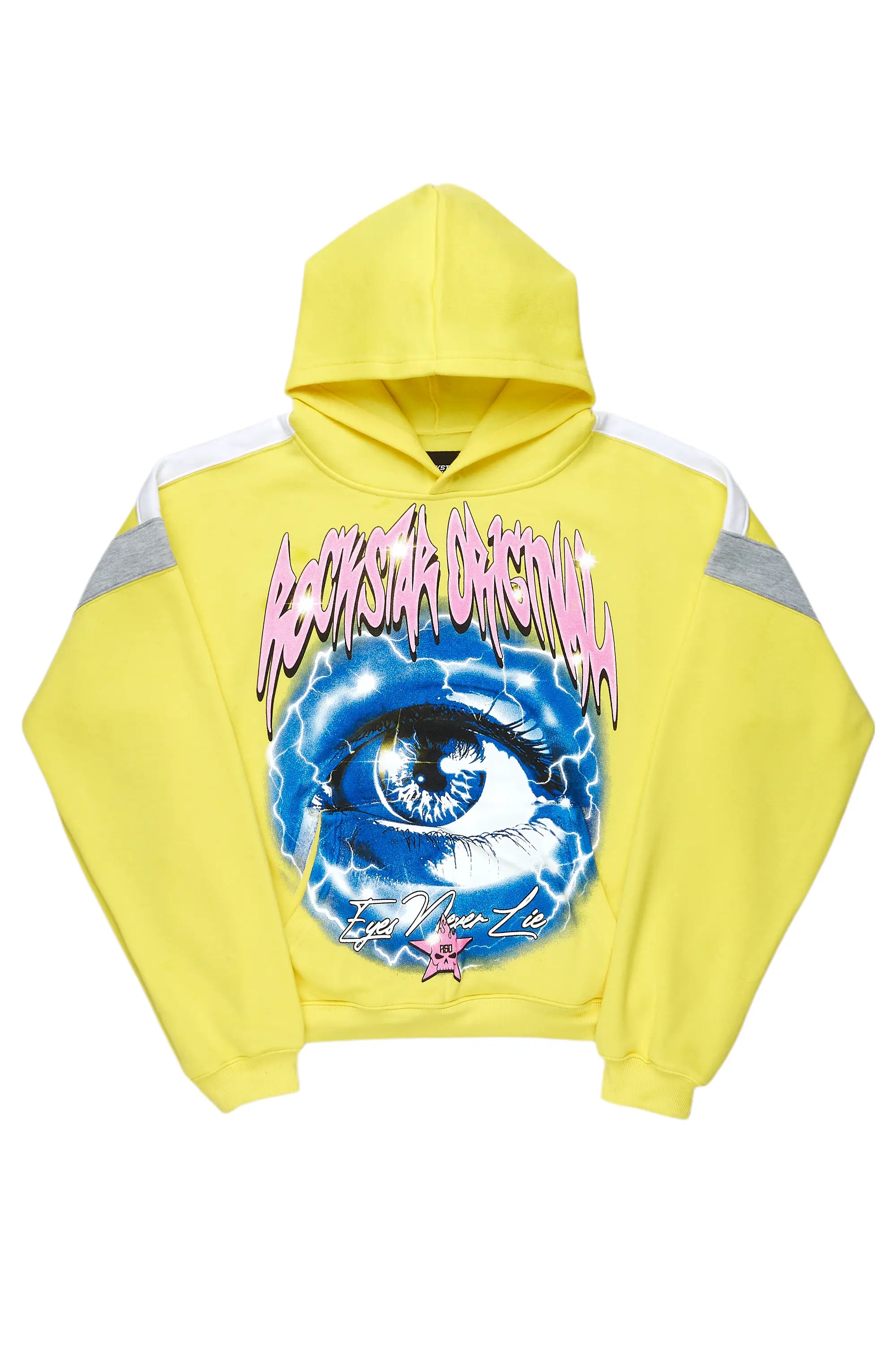 Latrese Yellow Oversized Hoodie